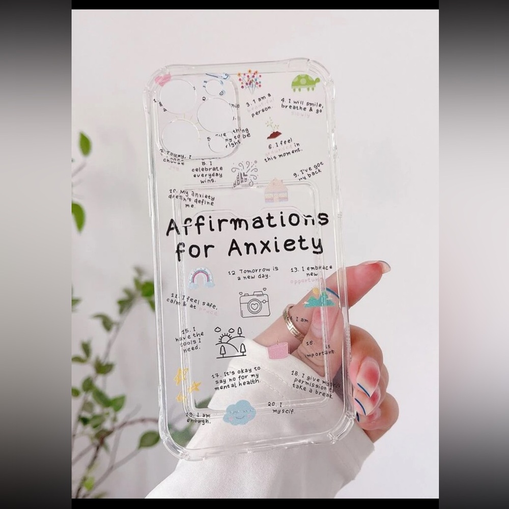 Boost your positivity with the Affirmation iPhone Case.